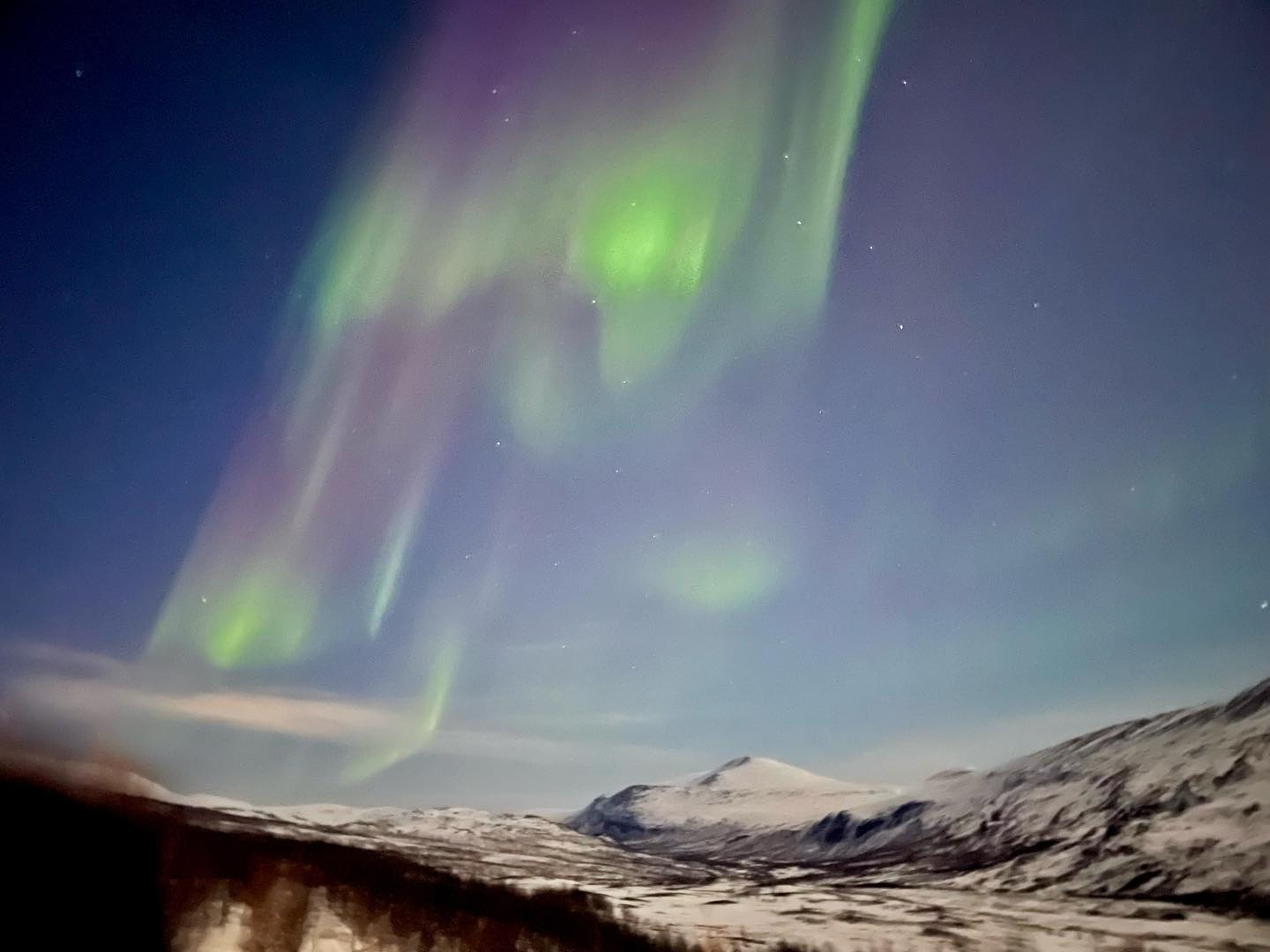 Aurora Across the Valley