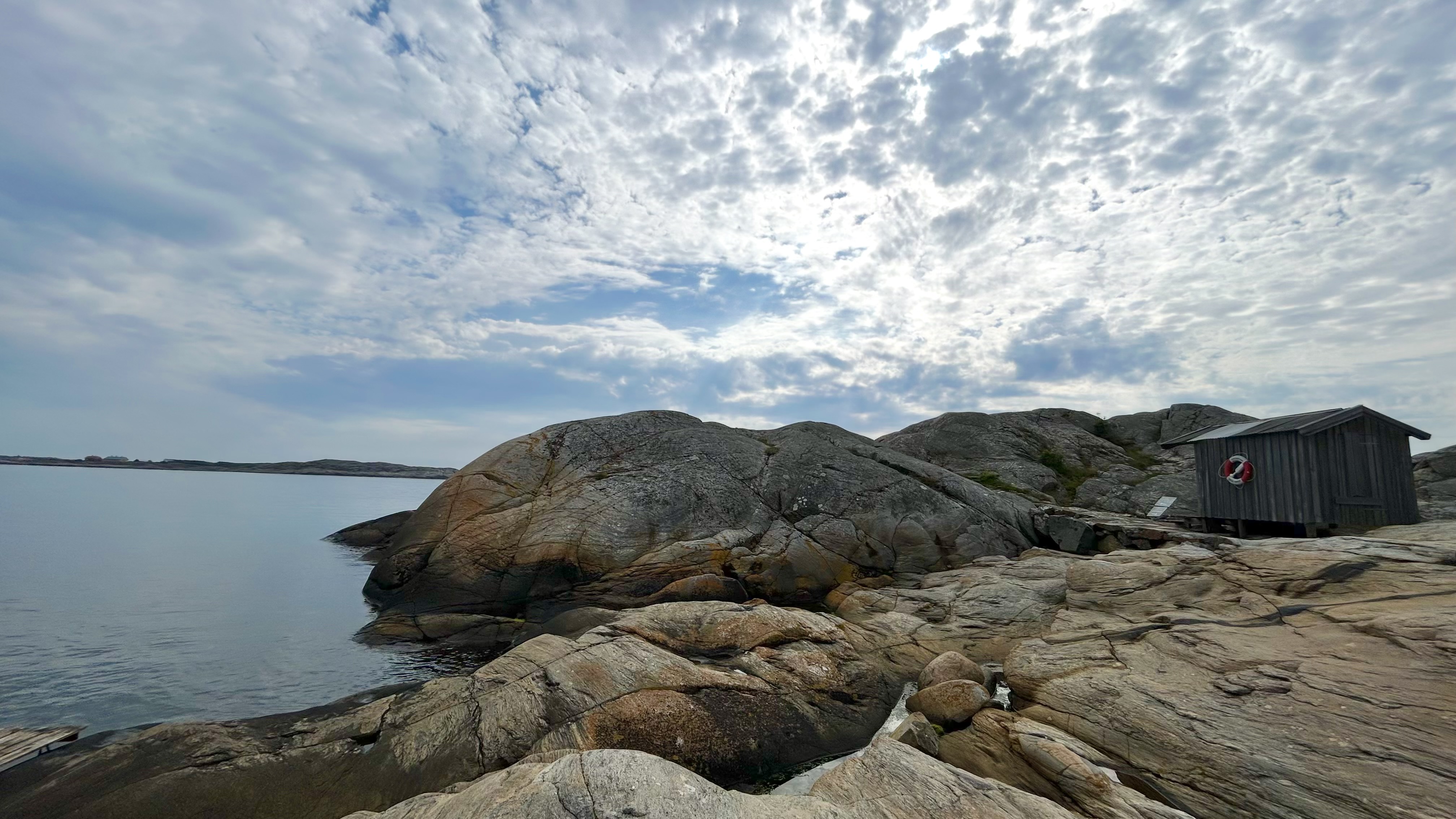 Stone, Sea, and a Silver Sky