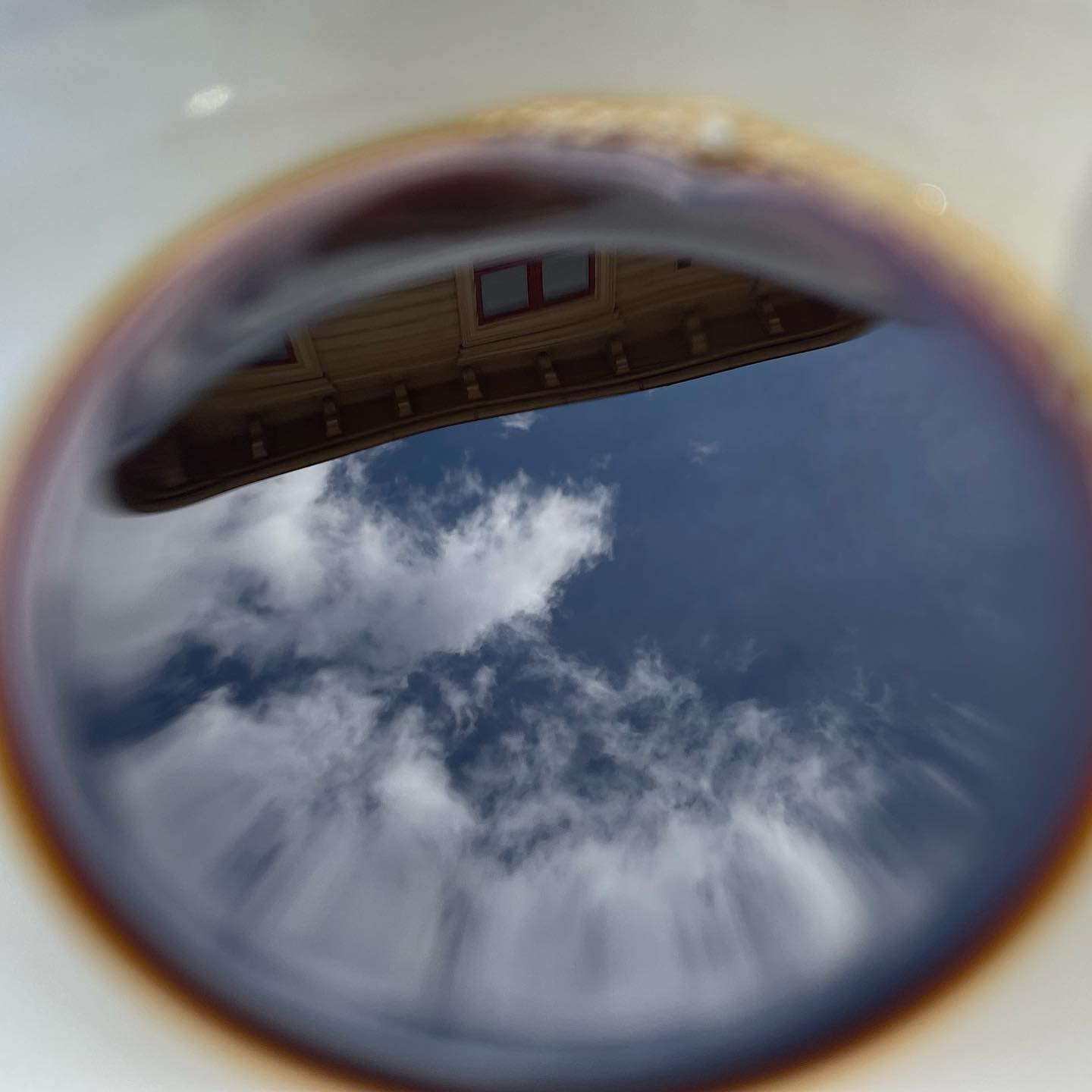A Sky Caught in coffee