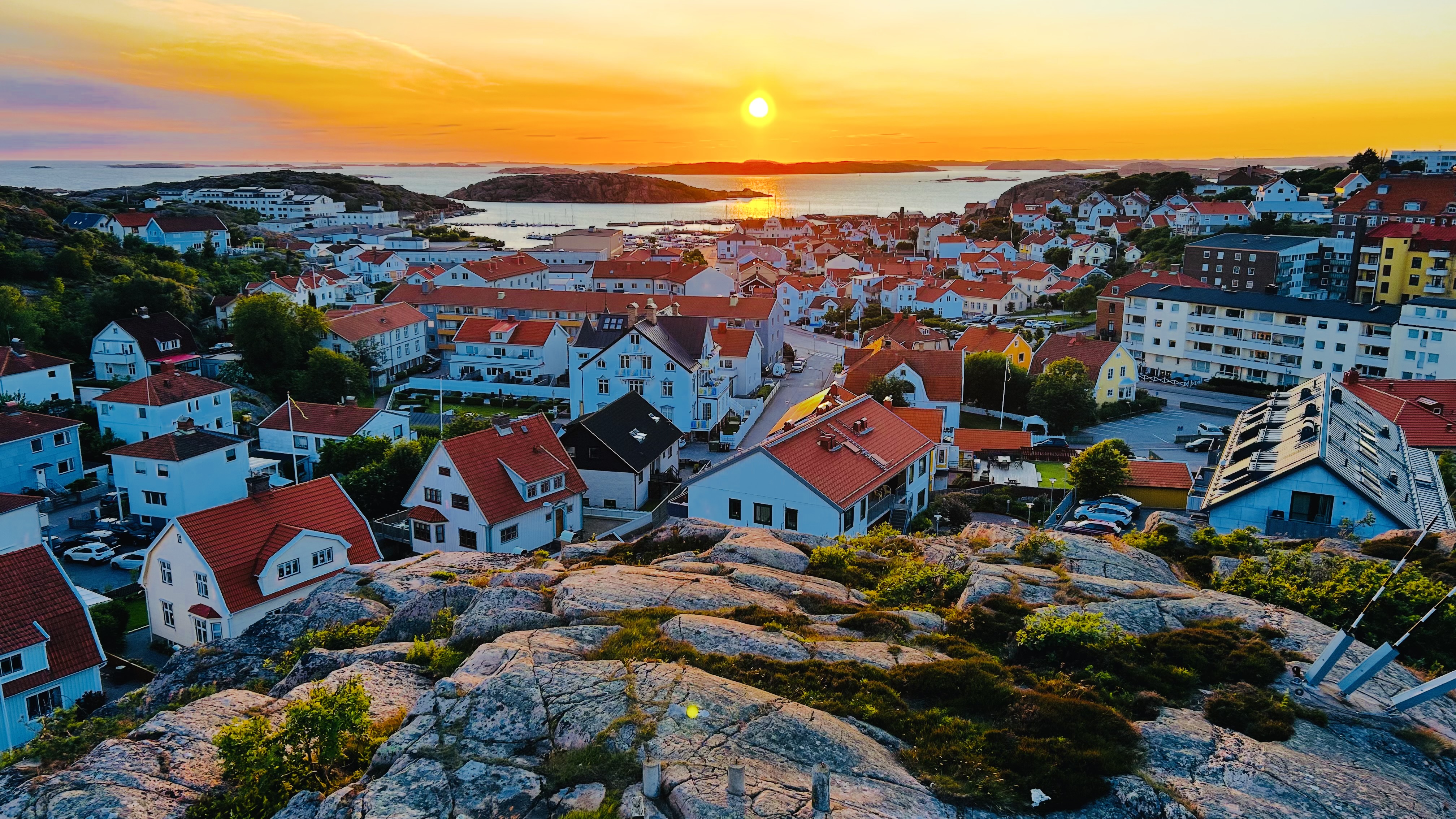 The Harbour Wears the Evening